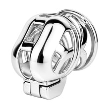 Afbeelding in Gallery-weergave laden, Three-quarter view of Yaokai chastity cage with base ring
