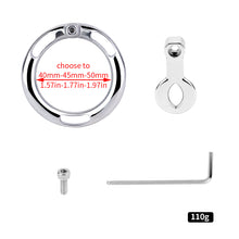 Load image into Gallery viewer, Zeus Eye Flat 304 Stainless Steel Chastity Cage
