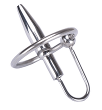 Load image into Gallery viewer, Urethral Catheter Penis Wand With Cock Ring
