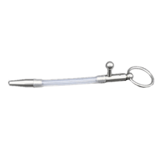 Load image into Gallery viewer, 5.90&quot; Prince Albert-Inspired Stainless Steel Urethral Sound
