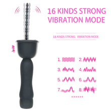 Load image into Gallery viewer, 10-Speed Vibrating USB Rechargeable Penis Plug
