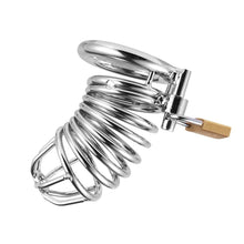 Load image into Gallery viewer, Metal Chastity Cage 3.38 inches Long
