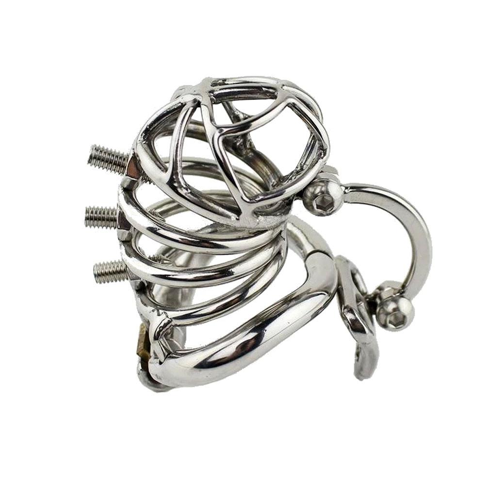 Spiked Metal Chastity Device 2.76 inches long