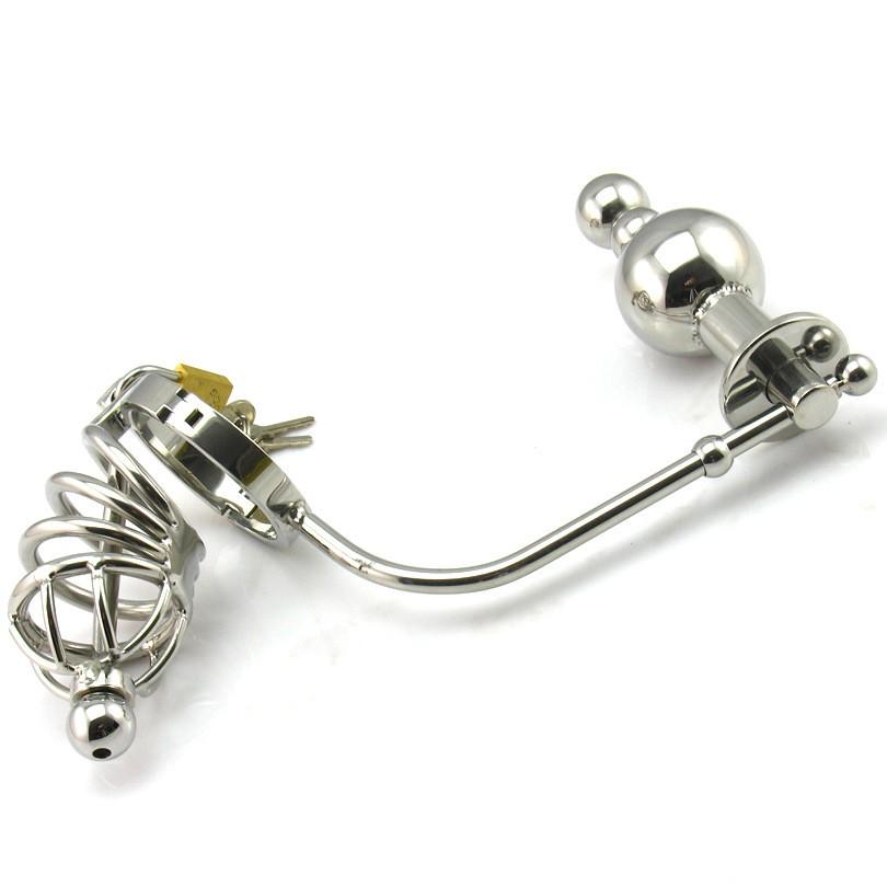 Chastity Butt Plug Chastity Cage with But Plug Attachment CHASTITY CAGE CO Chastity Butt Plug Chastity Cage with But Plug Attachment CHASTITY CAGE CO