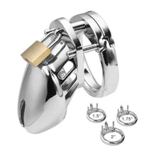 Load image into Gallery viewer, Pinned Prince(ss) Metal Chastity Cage 2.76 inches Long
