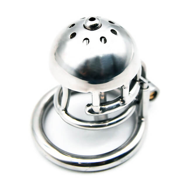 316 Stainless Steel Male Dual Use PA Chastity Device