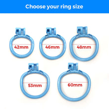 Load image into Gallery viewer, 3D Sexy Blue Chastity Devices Cock Cage
