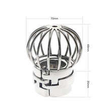 Load image into Gallery viewer, 440g Ball Stretcher Net bag Lock Metal Scrotum Pendant Testis Cock Ring
