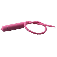 Load image into Gallery viewer, 10-Speed Beaded Silicone Penis Plug 14 Inches Long
