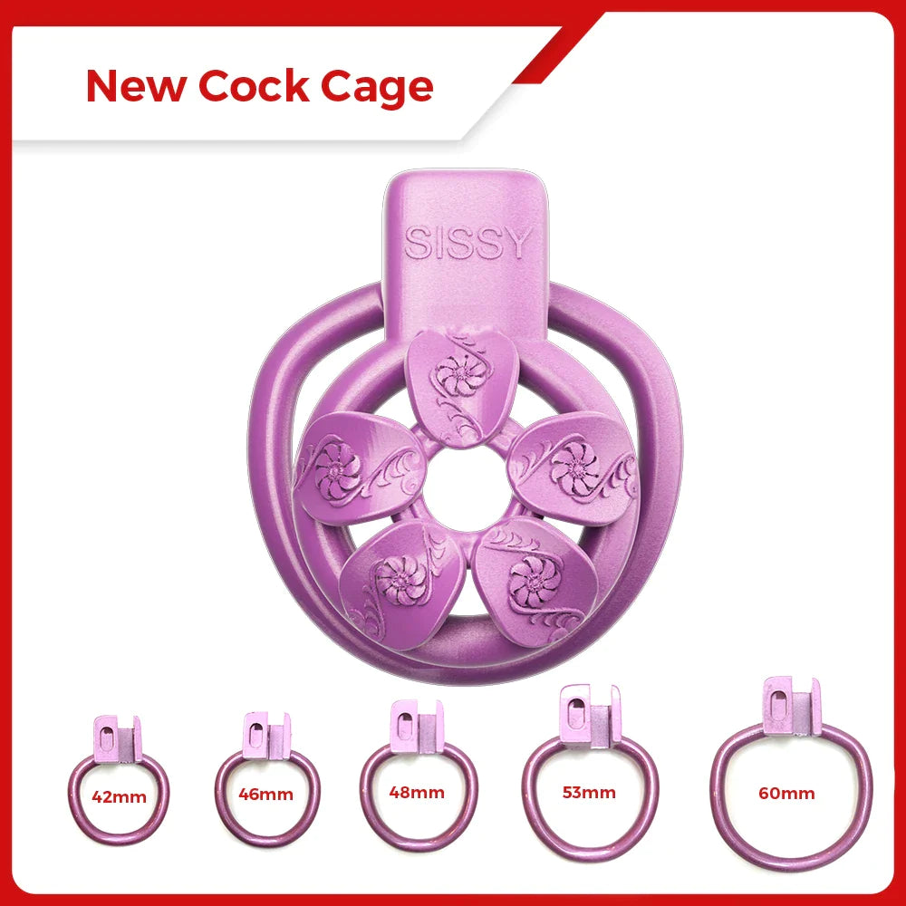 Spice Petal Purple Chastity Cage – CHASTITY CAGE CO