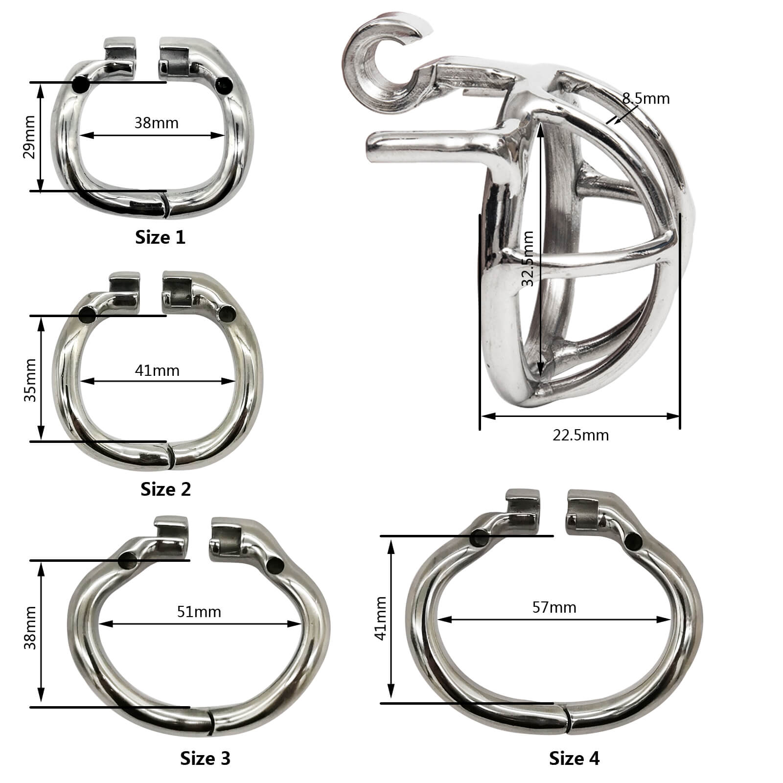 CC24 Male Chastity cage