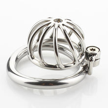 Load image into Gallery viewer, Small Metal TWISTED CHASTITY DEVICE 1.3 INCHES LONG
