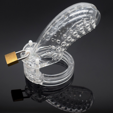 Load image into Gallery viewer, Plastic Chastity Cage 4.5 Inches Long (All 5 Rings Included)
