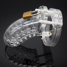 Load image into Gallery viewer, New Plastic Chastity Cage 3.8 Inches Long (All 5 Rings Included)
