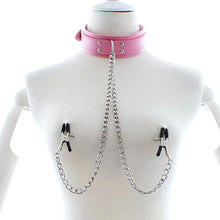 Load image into Gallery viewer, Neck Collar With Nipple Clamps
