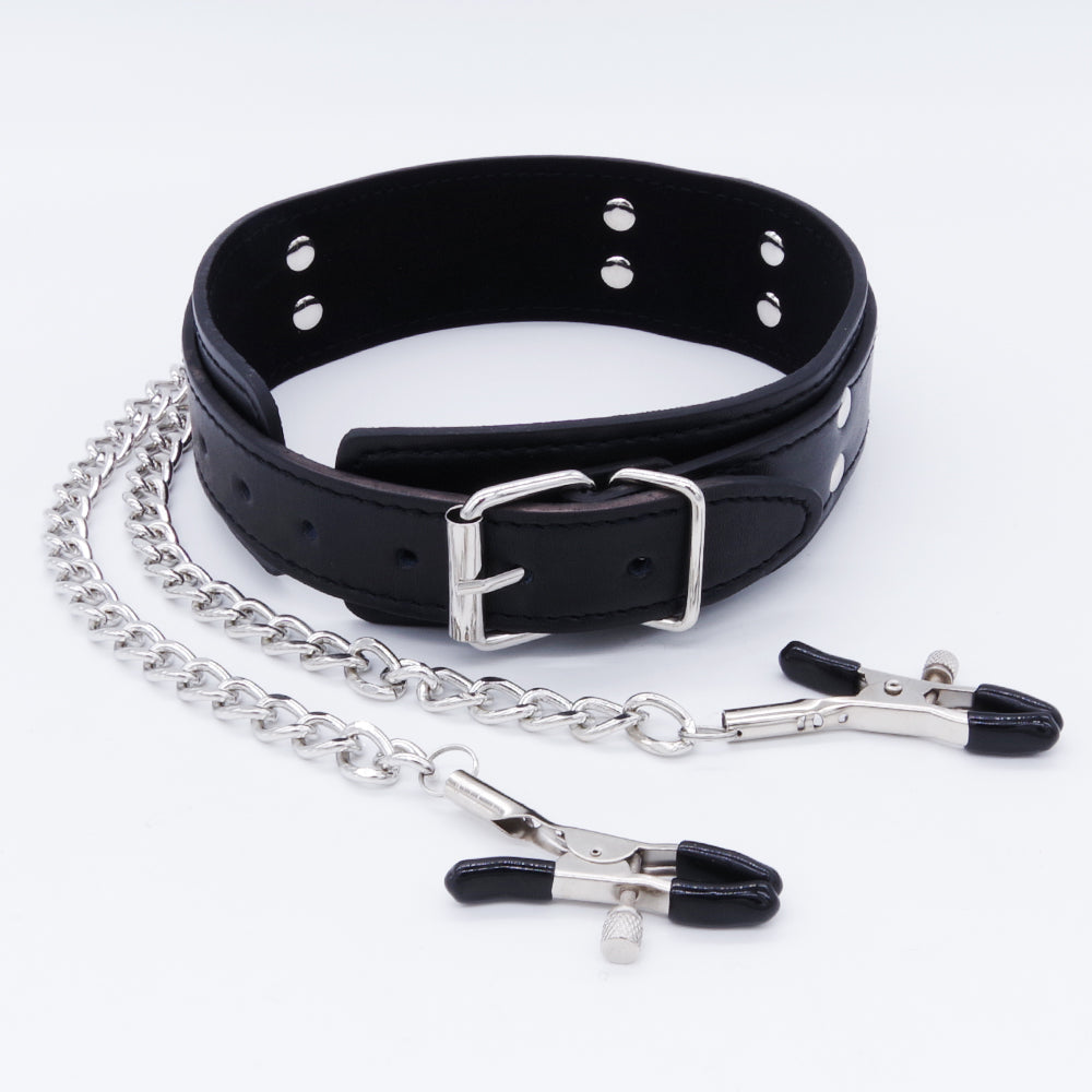 Neck Collar With Nipple Clamps