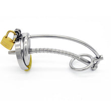 Load image into Gallery viewer, Stainless Steel Cock Ring Penis Ring Lock
