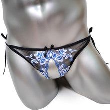 Load image into Gallery viewer, Lux Embroidered Sissy Thong
