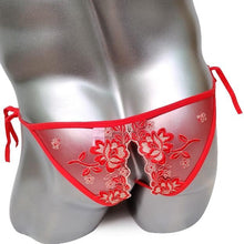 Load image into Gallery viewer, Lux Embroidered Sissy Thong
