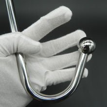 Load image into Gallery viewer, Chrome Plated Anal Hook w/ Ball Hole
