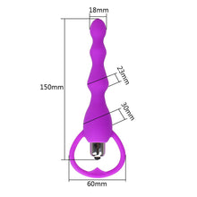 Load image into Gallery viewer, Long Anal Beads Plug &amp; Prostate Massager
