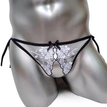 Load image into Gallery viewer, Lux Embroidered Sissy Thong
