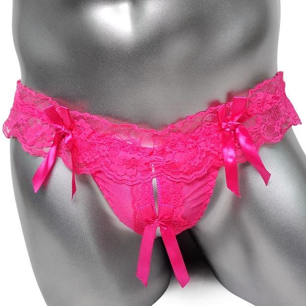 Lace & Bows Sissy Thong