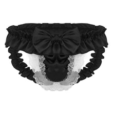 Load image into Gallery viewer, Slutty Sissy Open Butt Ruffle Panties
