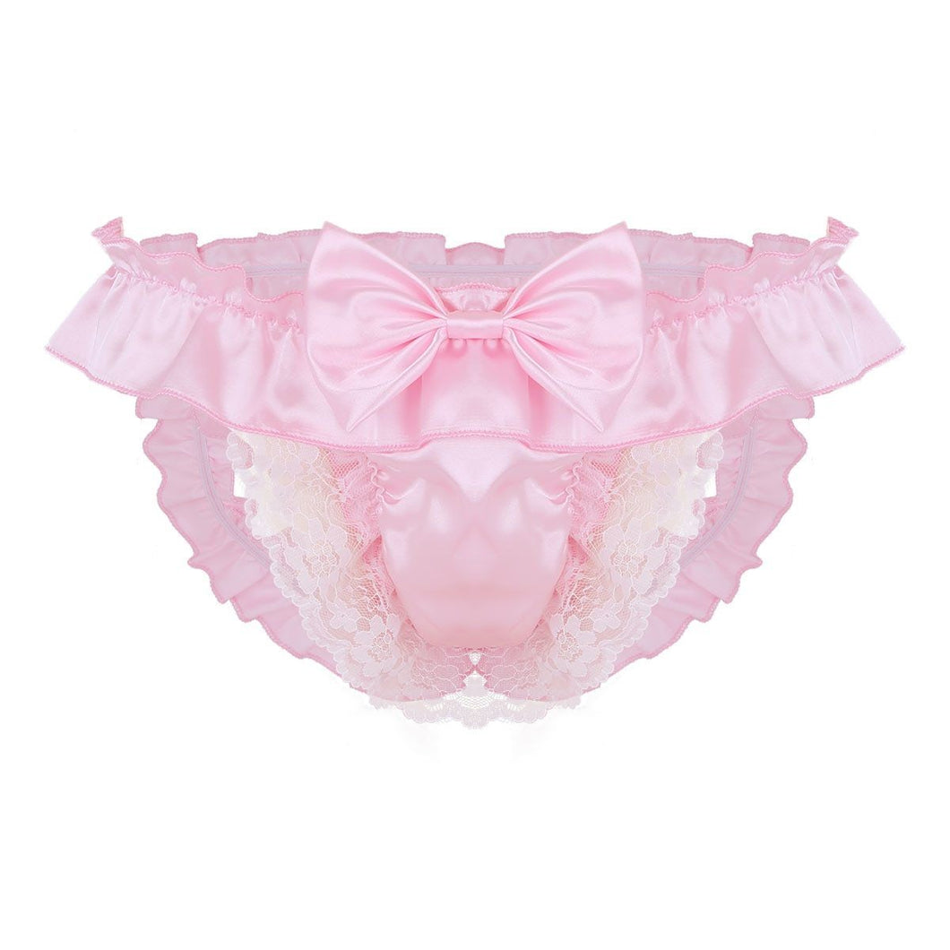 Slutty Sissy Open Butt Ruffle Panties