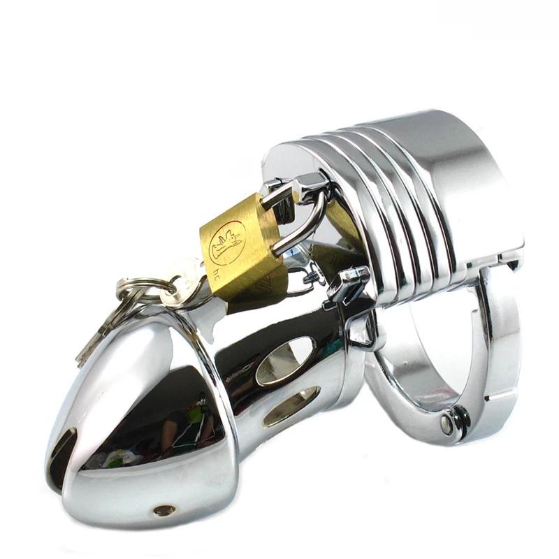 Metal Chastity Cage Closed Prototype Adjustable
