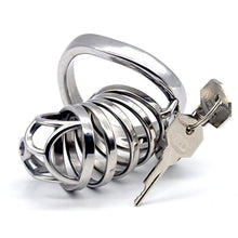 Load image into Gallery viewer, Metal Chastity Cage 2.36 inch Submission Cage

