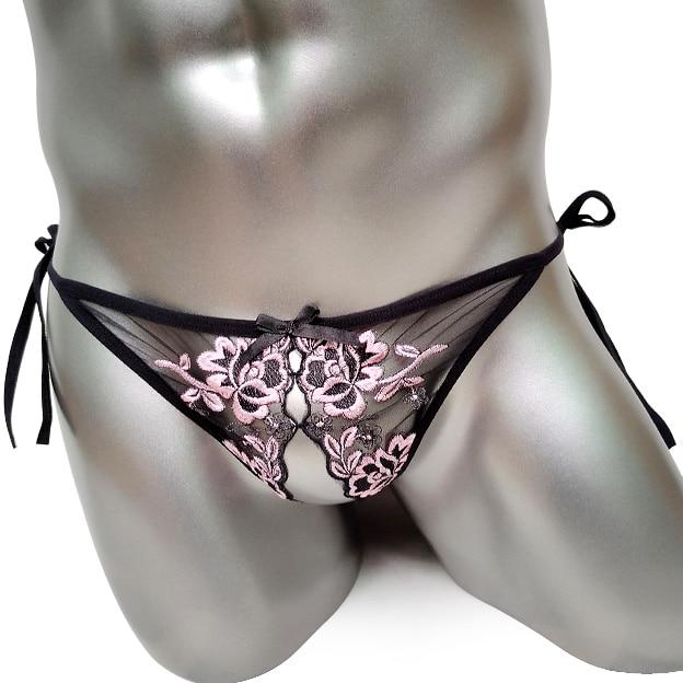 Lux Embroidered Sissy Thong