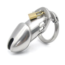 Load image into Gallery viewer, Metal Chastity Cage Long &amp; Hard
