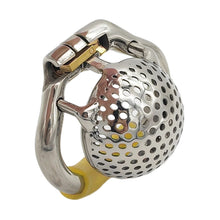 Load image into Gallery viewer, Stainless Steel Honeycomb Chastity Device
