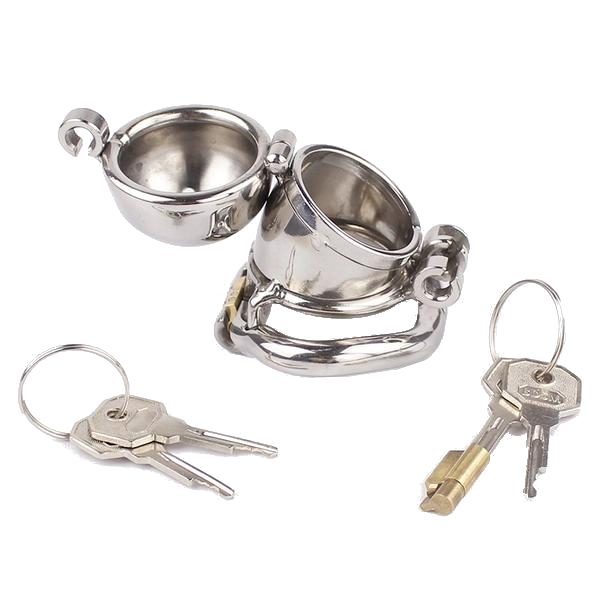 Double Locked Cock Male Chastity Device 2.56 inches long