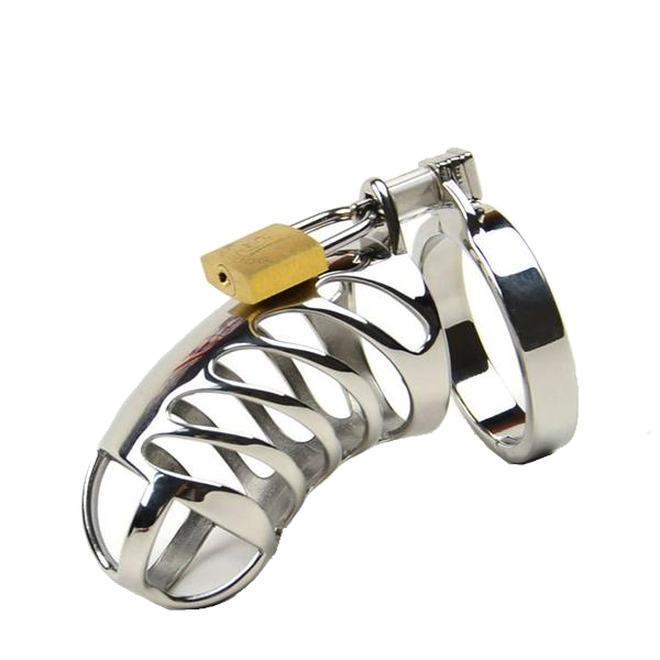 The Sexless Inn Keeper Metal Chastity Device 3.35 inches long