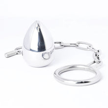 Load image into Gallery viewer, Stainless Steel Anal Plug With Cock Ring
