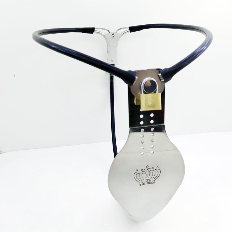 Portable Stainless Steel Chastity Belt