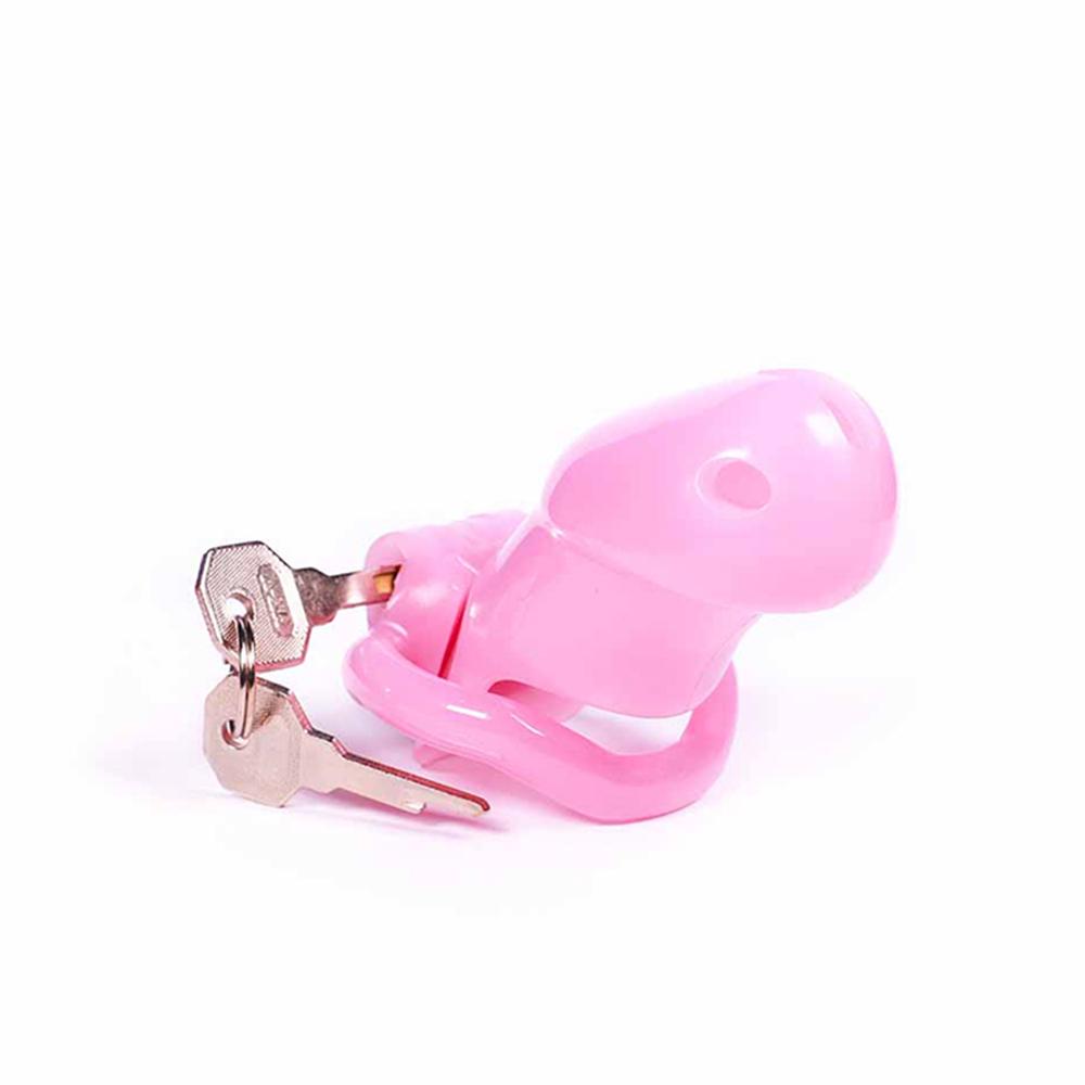 Pink Device Resin Cage 1.89 and 2.35 inches long