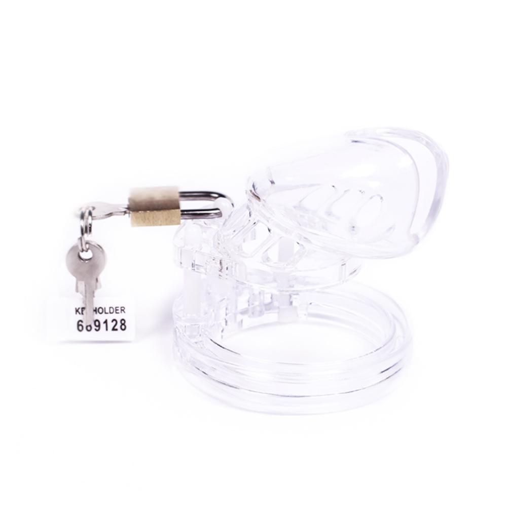 Plastic Chastity Cage 3.35 inches and 3.94 inches long
