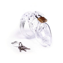 Load image into Gallery viewer, Plastic Chastity Cage 3.35 inches and 3.94 inches long
