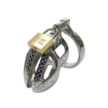 Load image into Gallery viewer, The Dragon Tamer Metal Chastity Device 1.97 inches long
