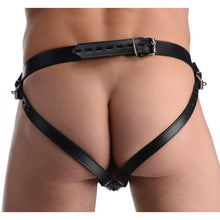 Load image into Gallery viewer, Spiked Leather Confinement Jockstrap
