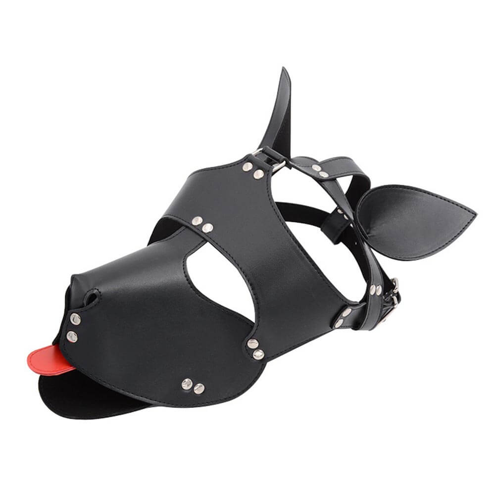 BDSM Head Bondage Dog Headgear Face Mask