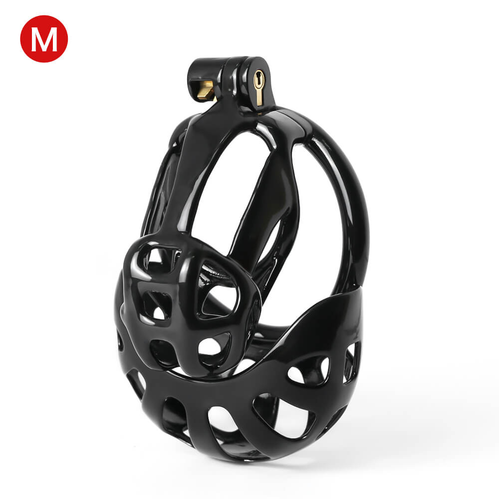 Black Mamba Chastity Cage With Balls Cage – CHASTITY CAGE CO