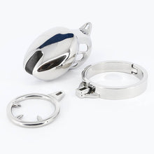 Load image into Gallery viewer, Bondage Stainless Steel Chastity Cage With Spike Ring
