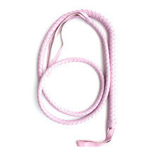 Load image into Gallery viewer, Braided Leather Pink Whip
