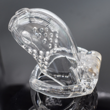 Load image into Gallery viewer, CC41 Breathable Plastic Chastity Cage 3.99 Inches Long (All 4 Rings Included)
