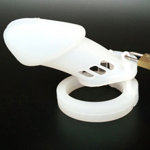 Load image into Gallery viewer, CB6000 White Soft Silicone Chastity Cage
