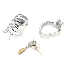 Load image into Gallery viewer, CC01 The Prisoner Chastity Cage 2.4 inches Steel
